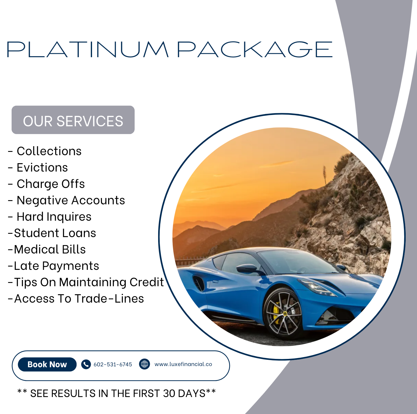 CREDIT REPAIR - PLATINUM PACKAGE