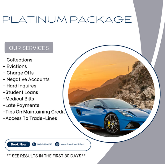 CREDIT REPAIR - PLATINUM PACKAGE
